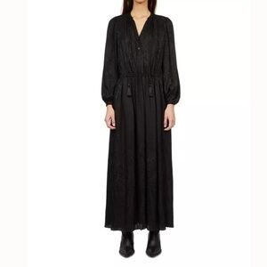 The Kooples - Jacquard Silk Blend Maxi Dress